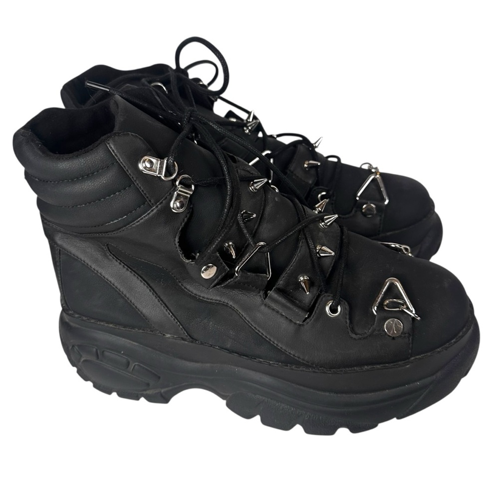 Disturbia Women’s Venus Black Platform Boots Size 10